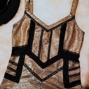 BKE Tops - BKE Gold Tank Top BKE Tops - BKE Gold Tank Top